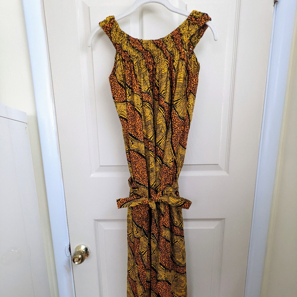 Ugandan Kitenge High-Low Dress